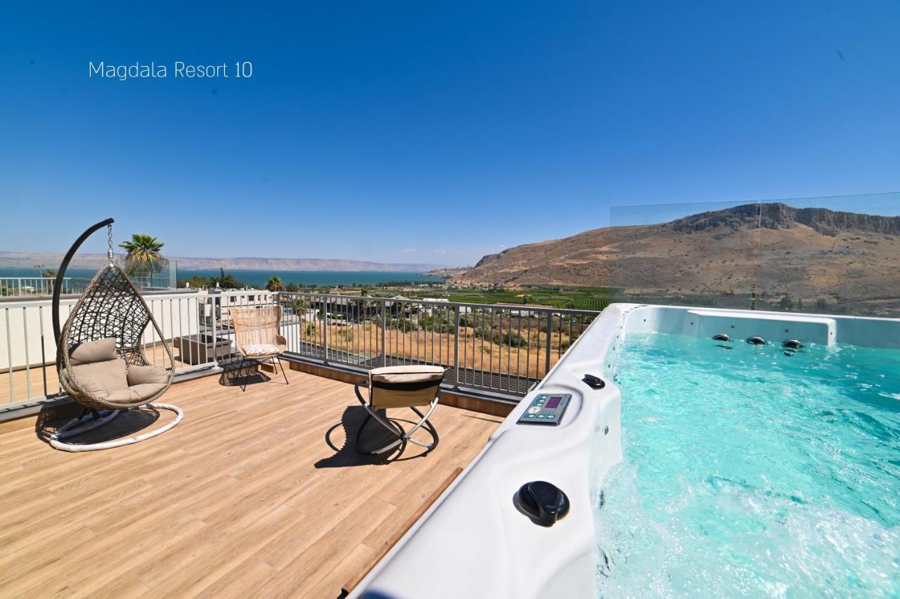 Yalarent Magdala Resort- Luxury Suites With Pool Or Jacuzzi With Sea View Migdal Exterior foto