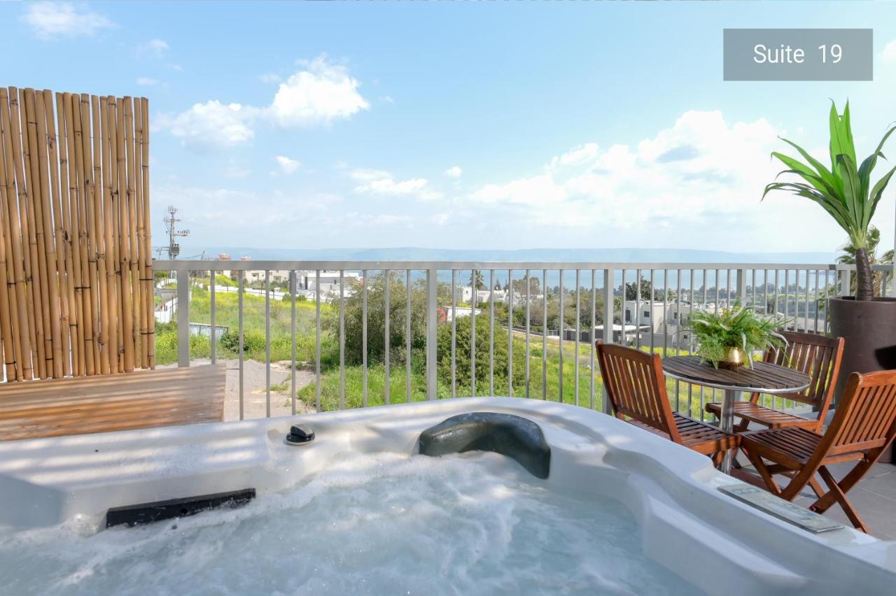 Yalarent Magdala Resort- Luxury Suites With Pool Or Jacuzzi With Sea View Migdal Exterior foto